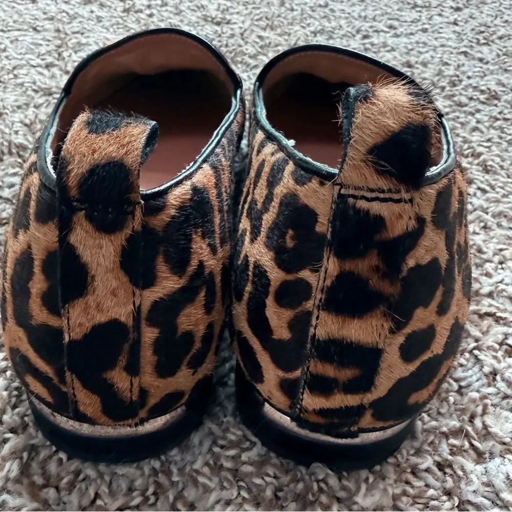 Franco Sarto Animal Print Loafers - Picture 6 of 9